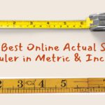 Best Online Actual Size Ruler in Metric & Inches