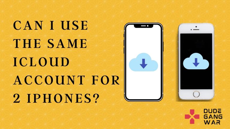 Can I use the same iCloud account for 2 iPhones?