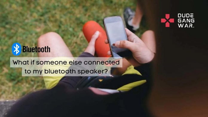 What if someone else connected to my bluetooth speaker