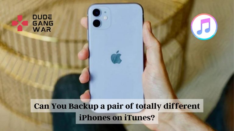 Can You Backup a pair of totally different iPhones on iTunes?