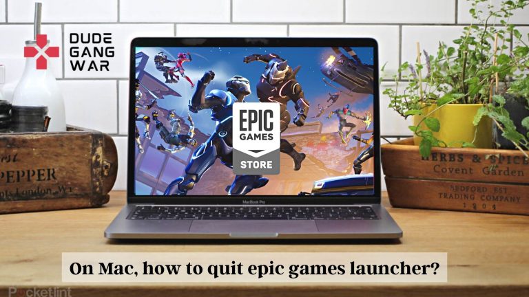 On Mac, how to quit epic games launcher?