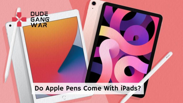 Do Apple Pens Come With iPads?