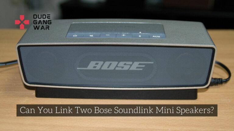 Can You Link Two Bose Soundlink Mini Speakers?