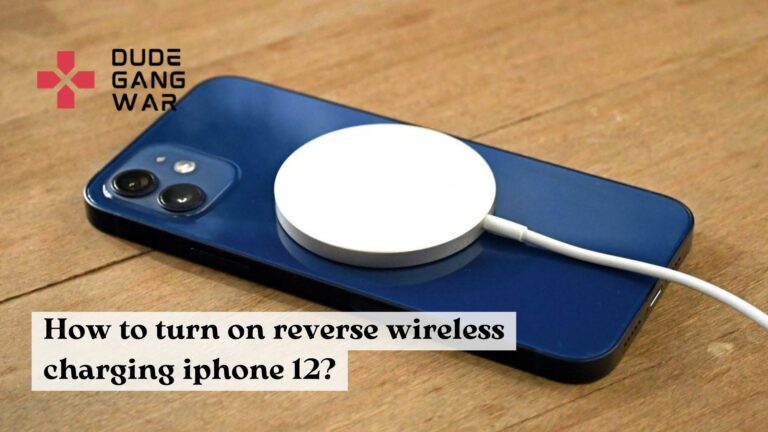 How to turn on reverse wireless charging iphone 12?