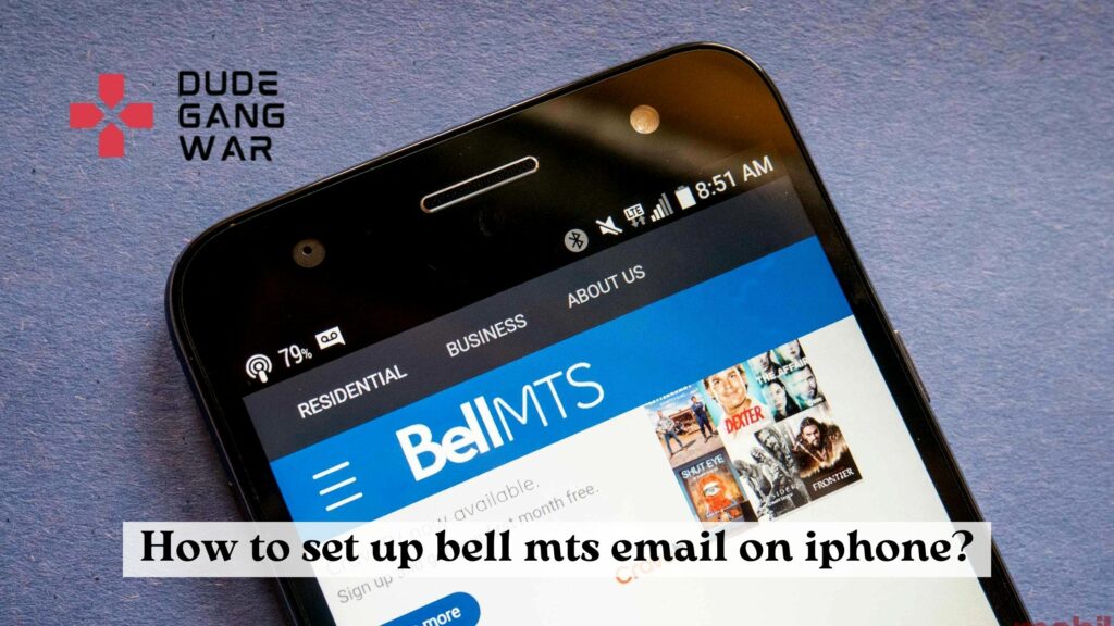 How to set up bell mts email on iphone?