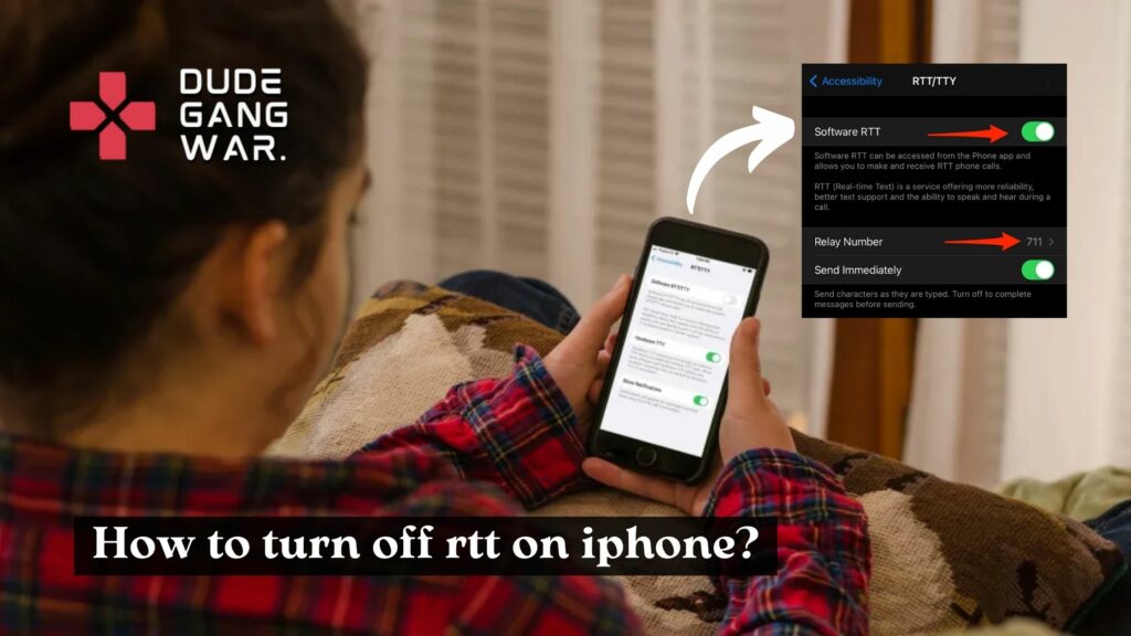 How to turn off rtt on iphone?
